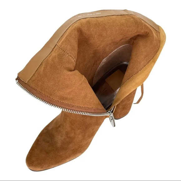 Dolce Vita Rhoda Tan Suede Tasseled Womens Ankle Boots Size 6M - Picture 11 of 16